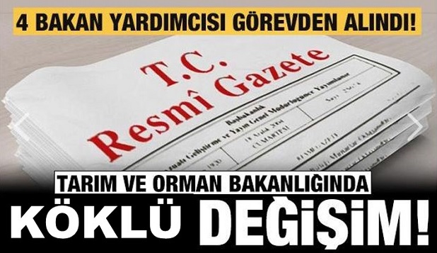 TARIM VE ORMAN BAKANLIĞINDA KÖKLÜ DEĞİŞİM