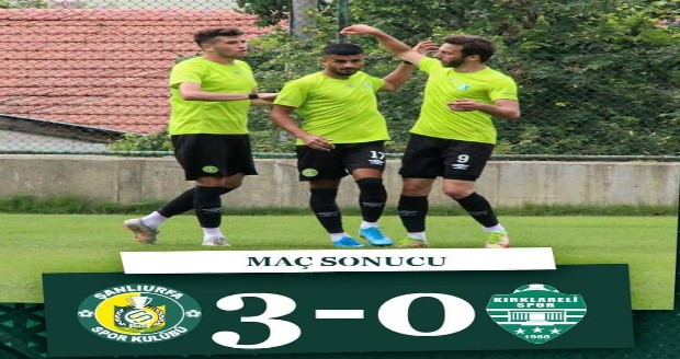 ŞANLIURFASPOR 3 KIRKLARELİSPOR 0 