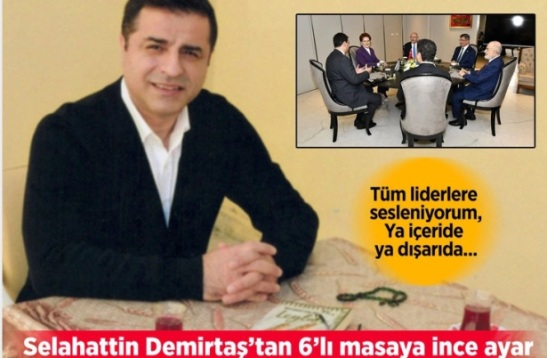 Demirtaş'tan Hem itiraf hem tehdit