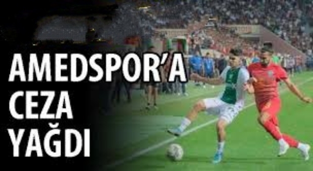 AMEDSPOR 'A CEZA YAĞDI 