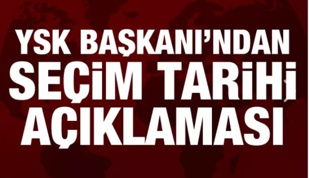 Seçim takvimi Belli Oldu