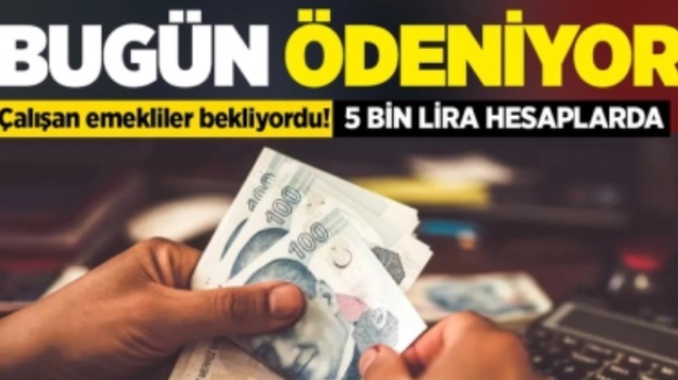 5 Bin Liralık İkramiye Bugün Yatıyor