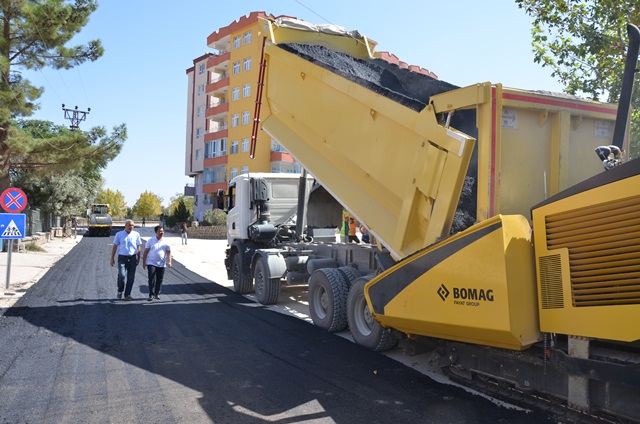 Siverekte Beton Asfaltlama yapıldı.