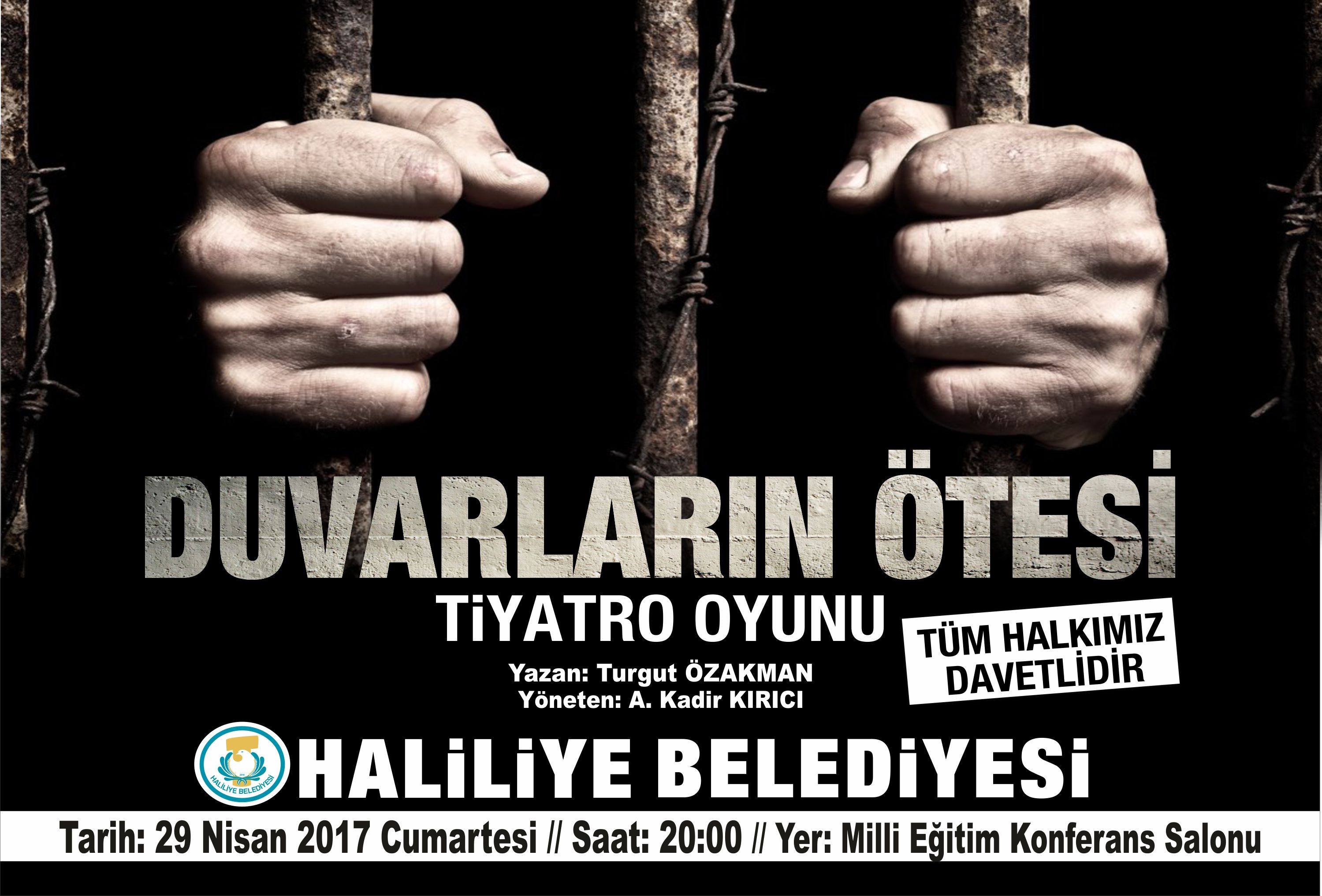 Haliliye Belediyesinden Tiyatroya Davet