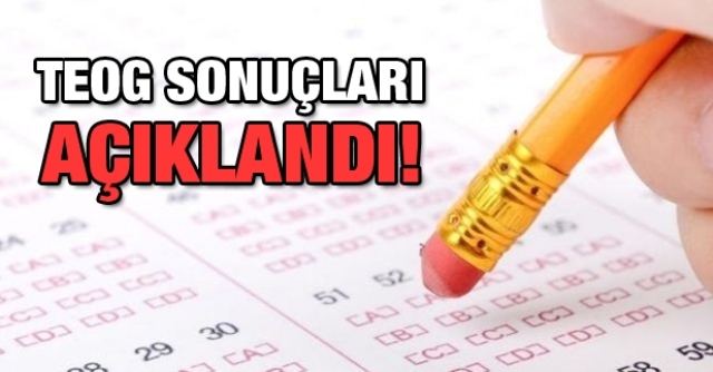 TEOG Sonuçları Açıklandı 