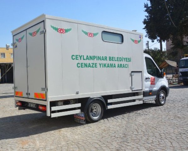 Ceylanpınar Belediyesi, Cenaze Yıkama Aracı Hizmete Girdi