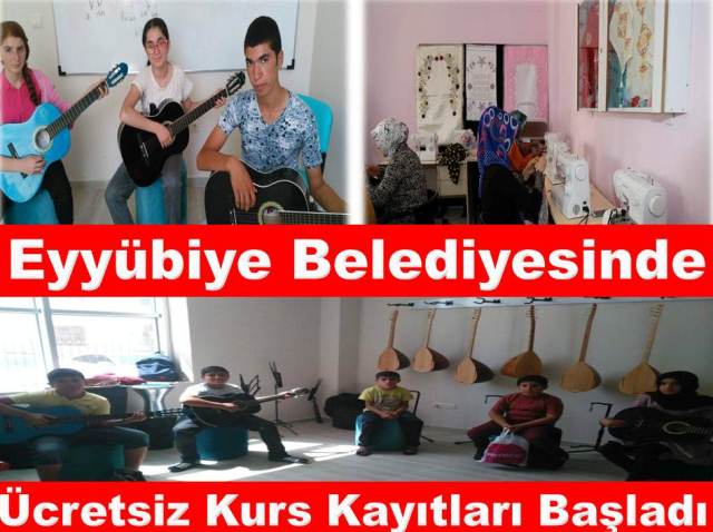 Eyyübiye Belediyesinde Ücretsiz Kurs Kayıtları Başladı 