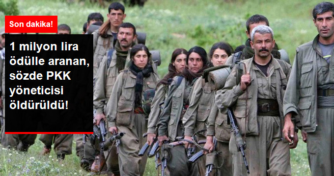 1 Milyon Lira Ödülle Aranan, PKK'lı Öldürüldü