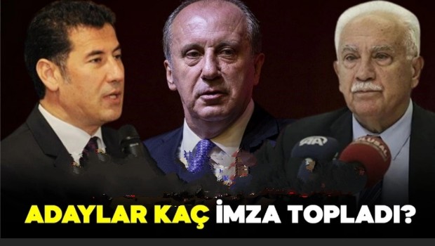 ADAYLAR KAÇ İMZA TOPLADI 