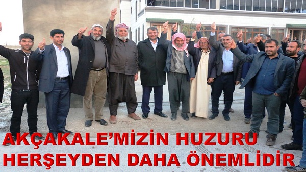 AKÇAKALEMİZİN HUZURU HERŞEYDEN DAHA ÖNEMLİDİR