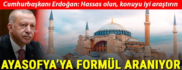 AYASOFYAYA FORMÜL ARANIYOR