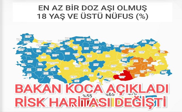 BAKAN KOCA AÇIKLADI RİSK HARİTASI DEĞİŞTİ