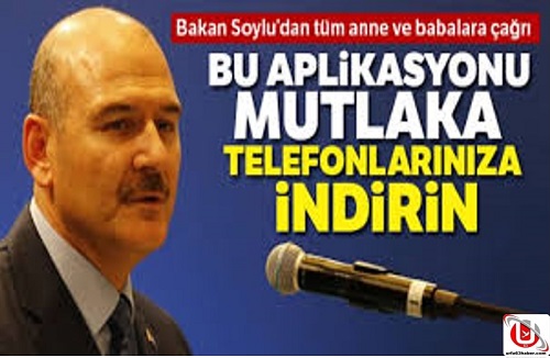 Bakan Soylu'dan Anne Babalara Çağrı Yaptı