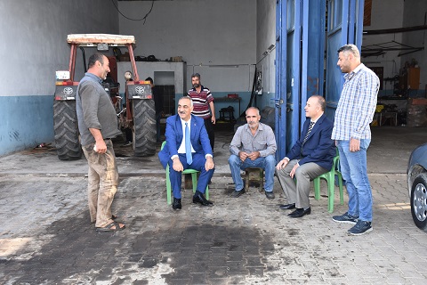 
Başkan Bayık, Sanayi Esnafını Ziyaret Etti
