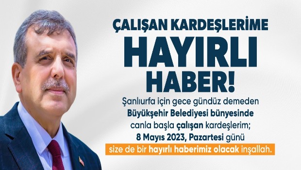 BAŞKAN BEYAZGÜL 'DEN HEYECANLANDIRAN AÇIKLAMA 