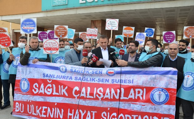 BAŞKAN COŞKUN, YUZBİNLERCE SAĞLIK ÇALIŞANI ÜVEY EVLAT DEĞİLDİR