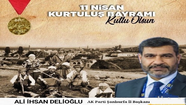 BAŞKAN DELİOĞLU'NDAN KURTULUŞ BAYRAMI MESAJI 