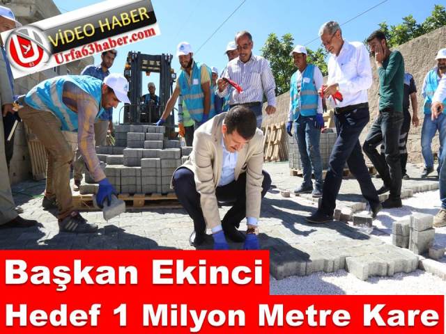 Başkan Ekinci, Hedef 1 Milyon Metre Kare