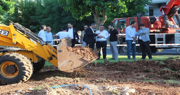 BAŞKAN KUŞ, AİLE OTAĞININ TEMELİNİ ATTI. PROJE 38 GÜNDE BİTİYOR