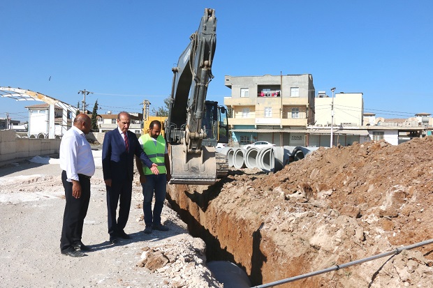 BAŞKAN YALÇINKAYA, AKÇAKALEYİ ŞANTİYEYE ALANINA ÇEVİRDİK