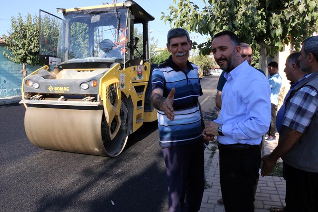 Başkan Yılmaz Asfalt Çalışmalarını Yerinde İnceledi.