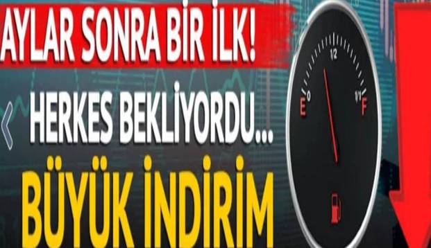 BENZİN FİYATLARINDA BÜYÜK İNDİRİM!