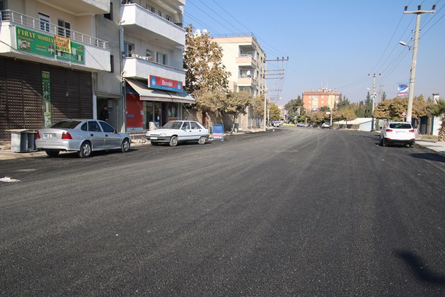 Bozovanın Prestij Caddeleri Asfaltlanıyor