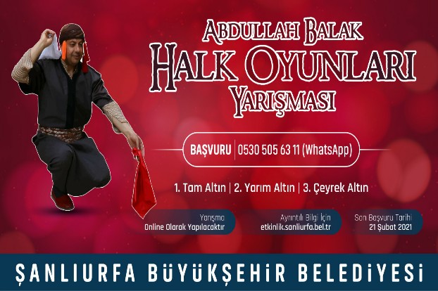 BÜYÜKŞEHİRDEN ONLİNE ABDULLAH BALAK HALK OYUNLARI SOLO YARIŞMASI 