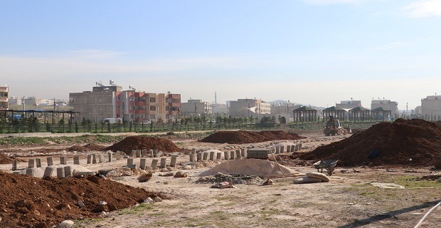 DAHA YEŞİL BİR ŞANLIURFA İÇİ BÜYÜKŞEHİR’DEN YENİ PARK ÇALIŞMASI 