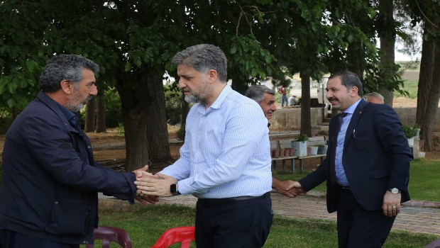 EMİN ÖNEN KARAKÖPRÜ'DE REYİS'E DESTEK TURUNDA 