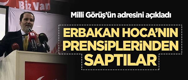 Erbakan Hoca'nın Prensiplerinden Saptılar