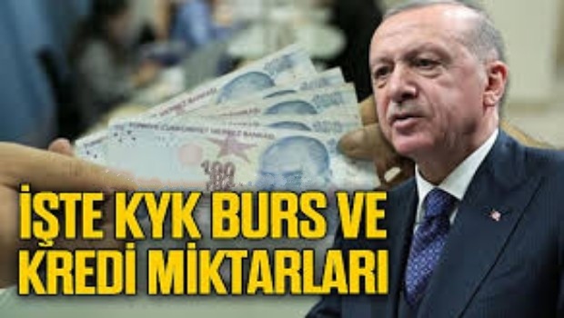 ERDOĞAN BURS VE KREDİ MİKTARLARINI AÇIKLADI