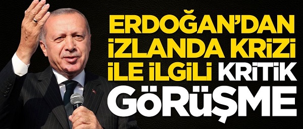 Erdoğan'dan İzlanda krizi için kritik görüşme!