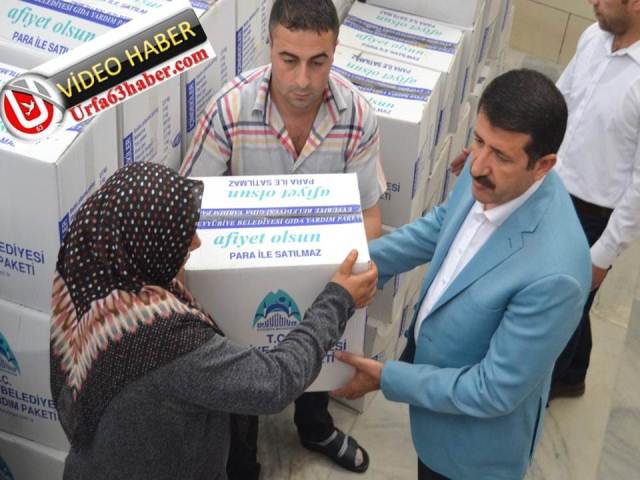 Eyyübiye Belediyesinden Aşevine Bin Adet Gıda Paketi Yardımı 