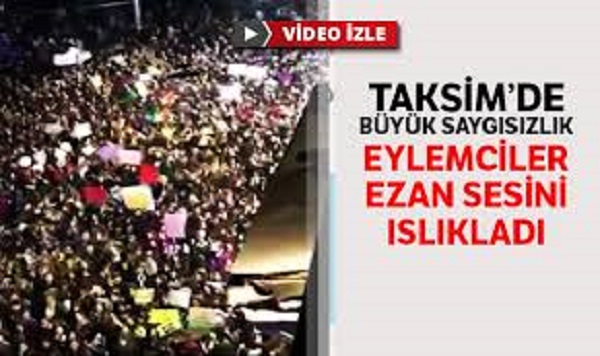 EZANA BÜYÜK SAYGISIZLIK