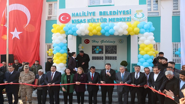 HALİLİYE BELEDİYESİ KISAS KÜLTÜR MERKEZİNİN AÇILIŞI GERÇEKLEŞTİ