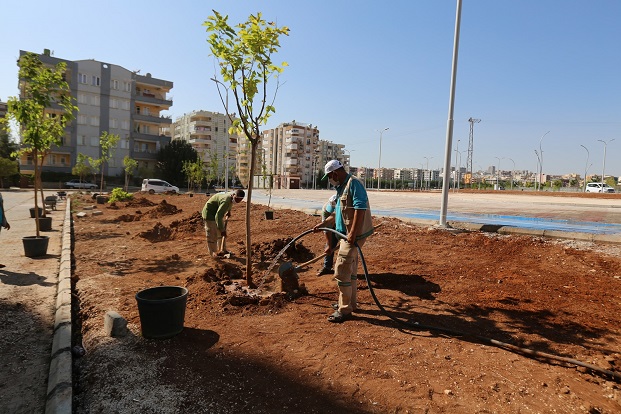 HALİLİYEDE YENİ PARKLAR YEŞİL İLE BULUŞUYOR