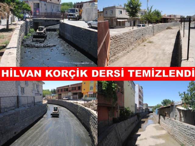 Hilvan Korçik Deresi Temizlendi