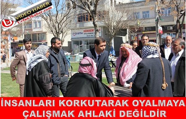 İNSANLARI KORKUTARAK OY ALMAYA ÇALIŞMAK AHLAKİ DEĞİLDİR