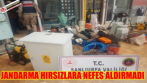 JANDARMA HIRSIZLARA NEFES ALDIRMADI