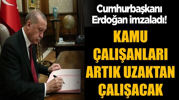 KAMU ÇALIŞANLARINA UZAKTAN ÇALIŞMA GENELGESİ 