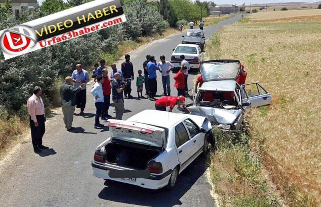 Karaköprü de Trafik Kazası Yaralılar Var