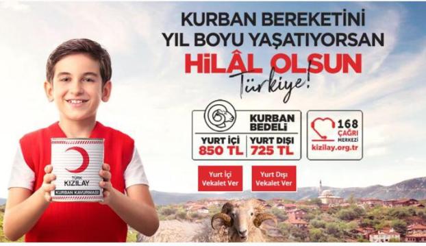 KIZILAY'DAN KURBAN BAĞIŞ ÇAĞRISI