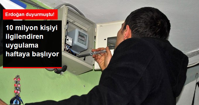 Muhtaç Ailelere Elektrik Tüketim Desteği Haftaya  