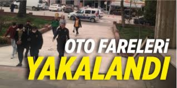 OTO FARELERİ YAKALANDI 