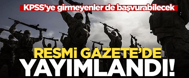 Resmi Gazete'de Yayımlandı! 