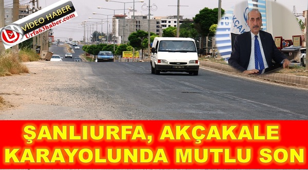 ŞANLIURFA, AKÇAKALE KARAYOLUNDA MUTLU SON