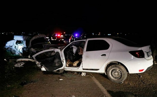 ŞANLIURFA'DA FECİ KAZA ÇOK SAYIDA ÖLÜ VAR