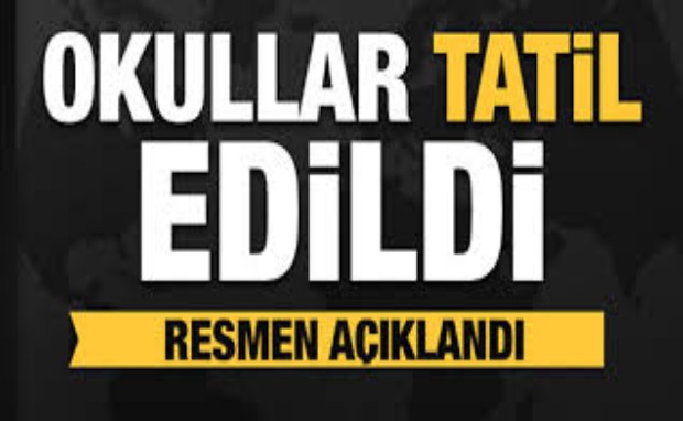 ŞANLIURFA'DA OKULLAR TATİL EDİLDİ