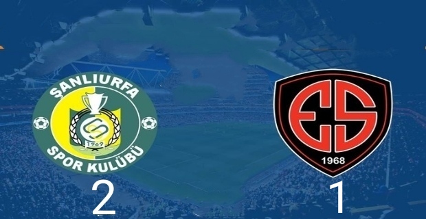 ŞANLIURFASPOR: 2 ANAGOLD 24 ERZİNCANSPOR: 1